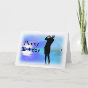 Carte Golf, joyeux anniversaire