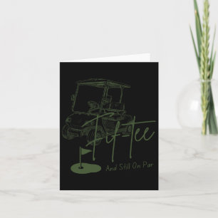 Carte Golf Lov de Fif-tee Toujours sur Par 50e Anniversa