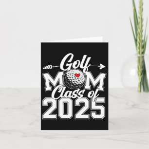 Carte Golf Maman Cl De 2025 Graduation Senior Sport Fan 