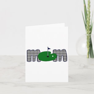Carte Golf Maman Vie Anniversaire Famille Matching Mama