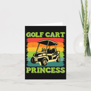 Carte Golf Panier Princesse Golf Sports Lecteur Lover Go