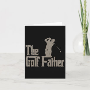 Carte Golf Père Funny Fête des pères Parodie Golfer Da