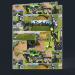 Carte Golf Photo Collage, Funny Big Birthday<br><div class="desc">La photo est une collection d'images de golf avec un drôle de message d'anniversaire,  que vous pouvez changer si vous le souhaitez</div>