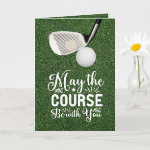 Carte Golf Que le parcours soit avec vous
