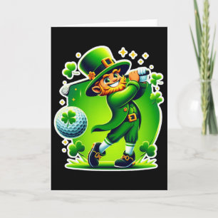 Carte Golf St Patrick's Day Golf Golf irlandais 1