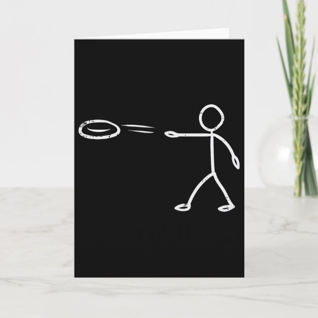 Carte Golf sur disque Frisbee drôle Frolf Hommes Femmes  (Devant)