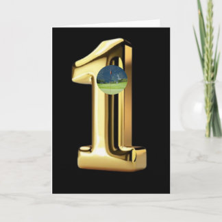 Carte Golf. Trous en un.