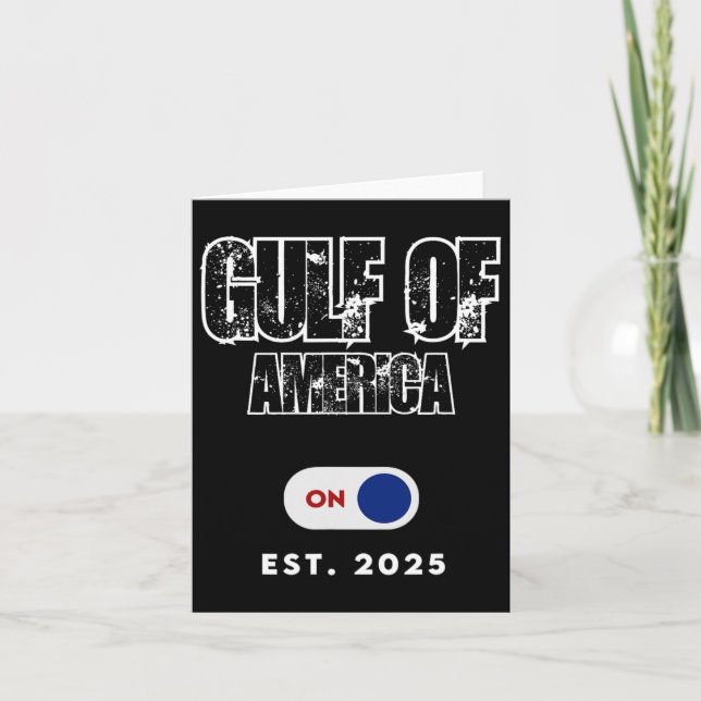Carte Golfe D'Amérique Amusante En Mode (Devant)