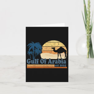 Carte Golfe D'Arabie Est 2025 Trump Arabian Gulf Funny P