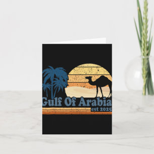 Carte Golfe D'Arabie Est 2025 Trump Arabian Gulf Funny P