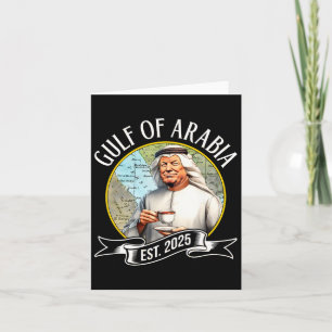 Carte Golfe D'Arabie Est 2025 Trump Vintage 1
