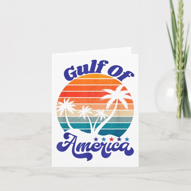 Carte Golfe Des États-Unis D'Amérique Couché De Soleil V (Devant)