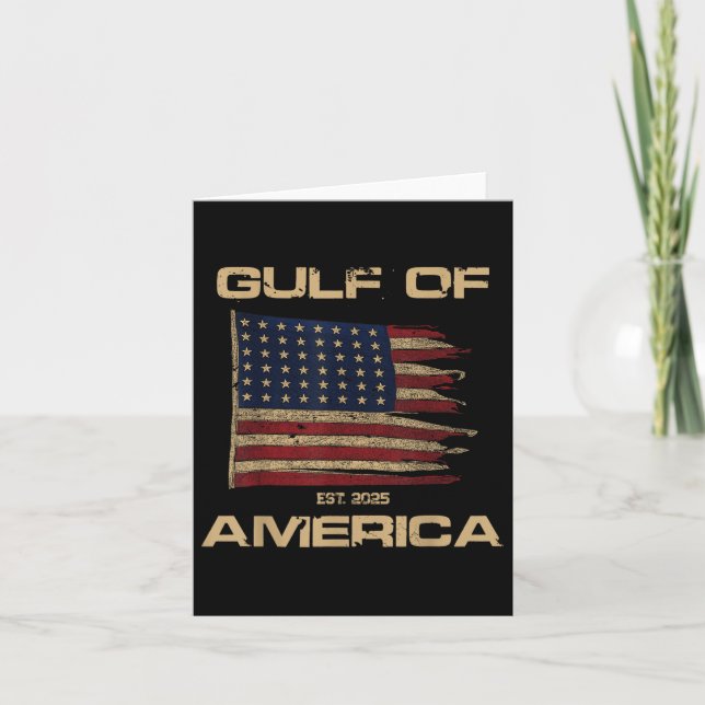 Carte Golfe Des Etats-Unis Est Depuis 2025 Drapeau Améri (Devant)