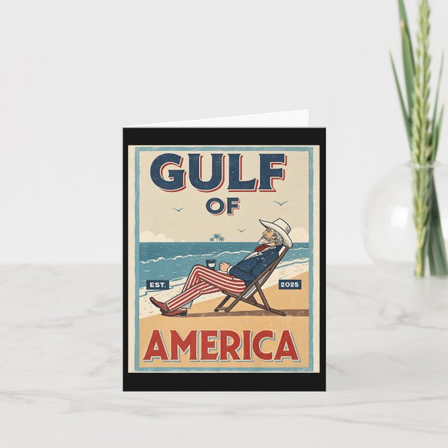 Carte Golfe Des Etats-Unis Est. Oncle Sam Patriotique 20 (Devant)