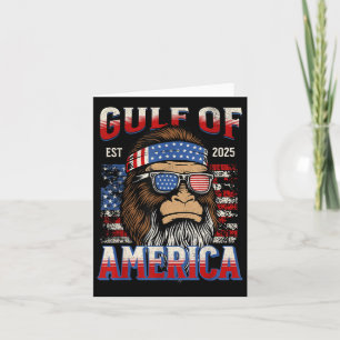 Carte Golfe des États-Unis Trump Funny Bigfoot Mexique