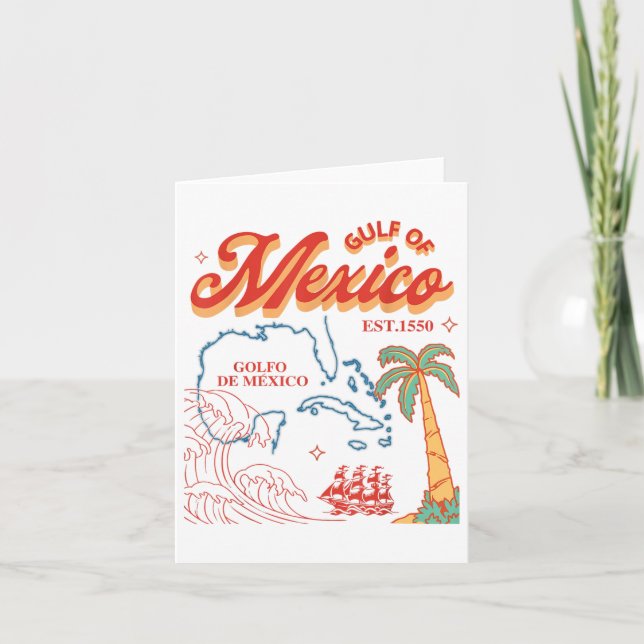Carte Golfe du Mexique (Devant)