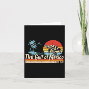 Carte Golfe Du Mexique Forever Turtle Plage Vintage Mens