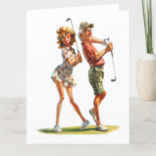 Carte Golfers Seniors Sensationnels