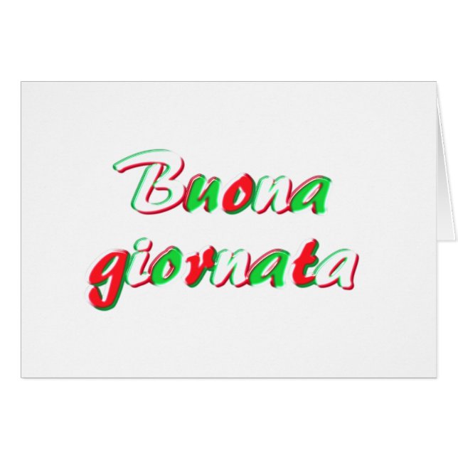 Carte Good Day (Devant horizontal)