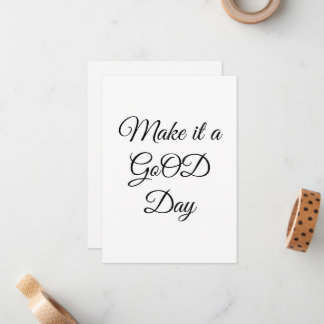 Carte GoOD Flat Note