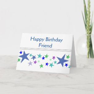 Carte Good Friends Like Stars Always There Quote