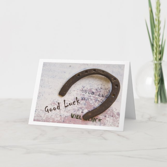 Carte Good Luck (Devant)