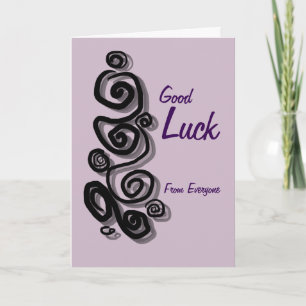 Carte Good Luck de tout le monde ajouter votre message S