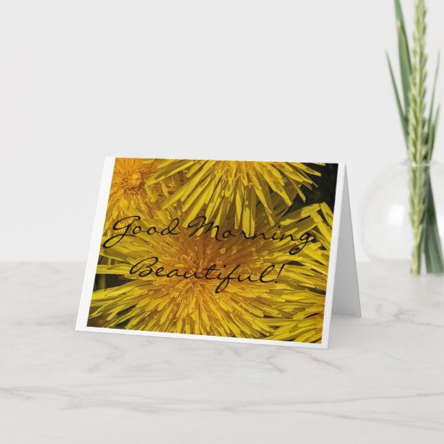 Carte Good Morning Beautiful (Devant)