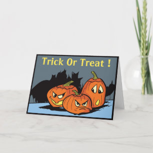 Carte Goofy Jack-O-Lantern Trio Halloween