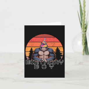 Carte Gorilla Anniversaire Décorations Singe Balise Vr G