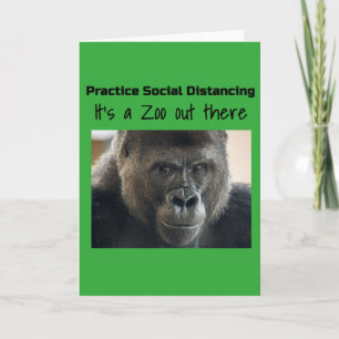 Carte Gorilles dans l'émeute de Corona médiévale par Fun