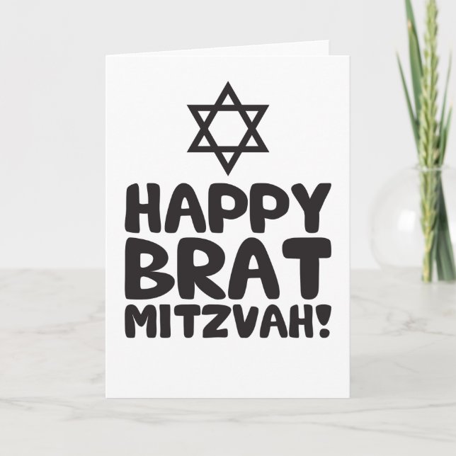 Carte Gosse heureux Mitzvah (barre/bat mitzvah) (Devant)