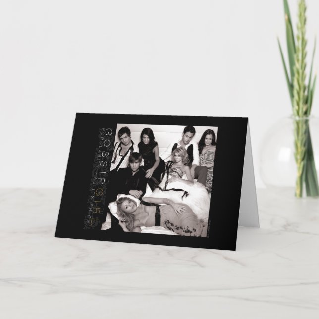 Carte Gossip Girl Black and White Group Graphisme (Devant)