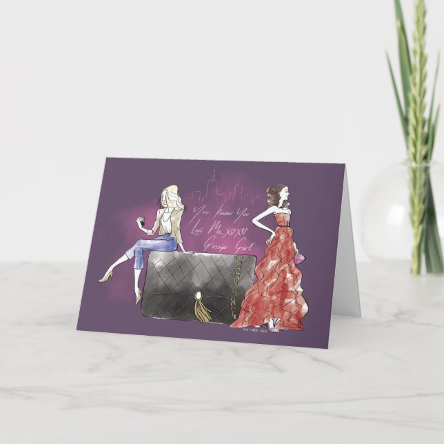 Carte Gossip Girl - Vous Savez Que Vous M'Aimez (Devant)