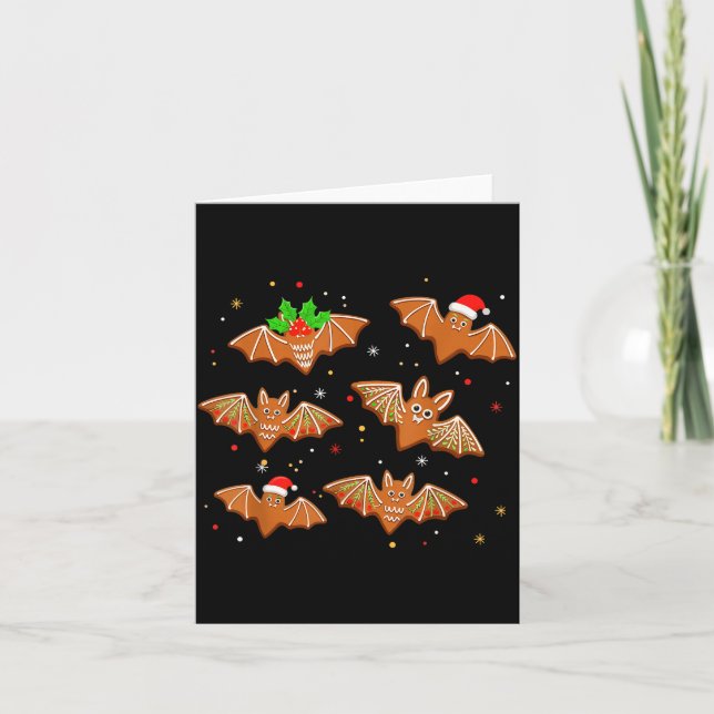 Carte Goth Christmas Shirt For Kids, Soky Cute Bat Ginge (Devant)