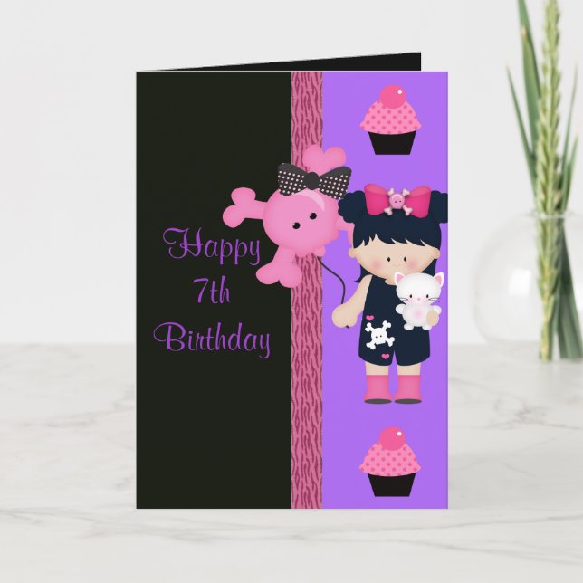 Carte Goth Girlie Cupcake (Devant)
