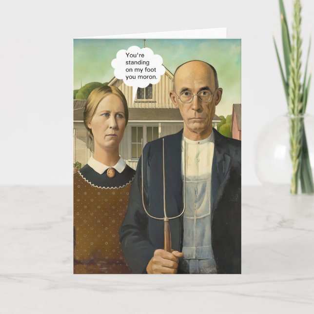 Carte Gothic Américain  (Devant)