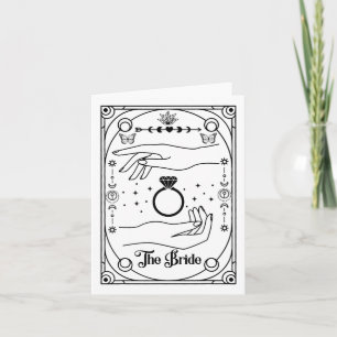 Carte Gothique Mariée Cuisine Coven Tarot Halloween Bach
