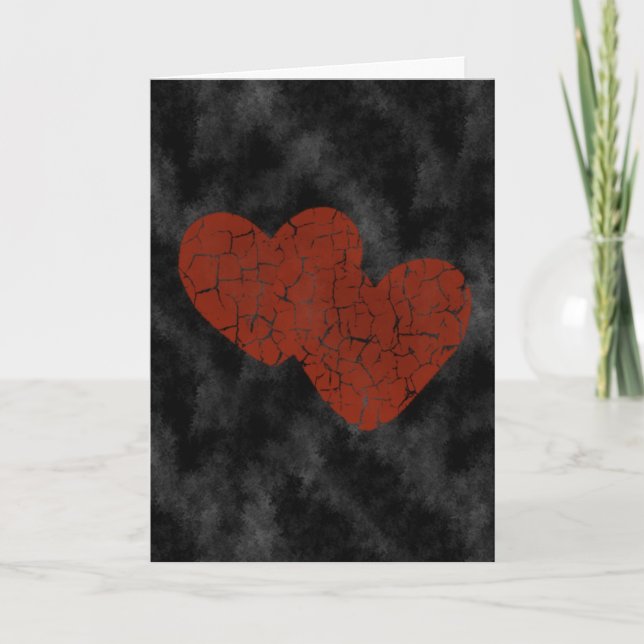 Carte gothique Saint-Valentin (Devant)