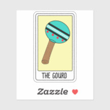 Carte Gourd-Tarot - Sticker Vinyl