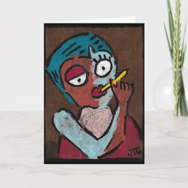 Carte "Goûtant l'actuel " (Devant)