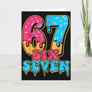 Carte Goutte de baseball numéro 67 joueur ou 67e anniver