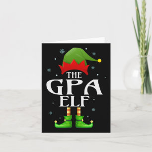 Carte Gpa Elf Xmas Famille Correspondante Noël Grand Noë