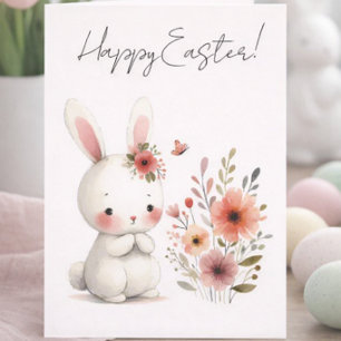 Carte Grâce au jardin – Délice de lapin de Pâques