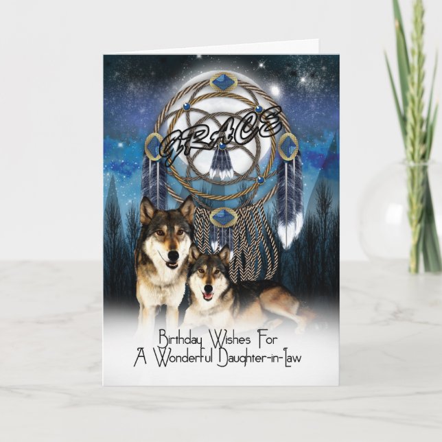 Carte Grace Birthday Greeting Card Belle-fille (Devant)