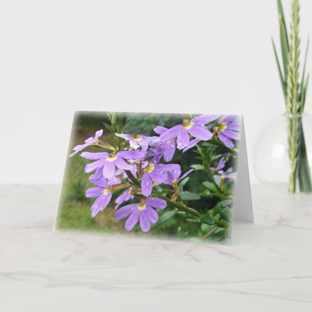 Carte Grâce pourpre (Devant)