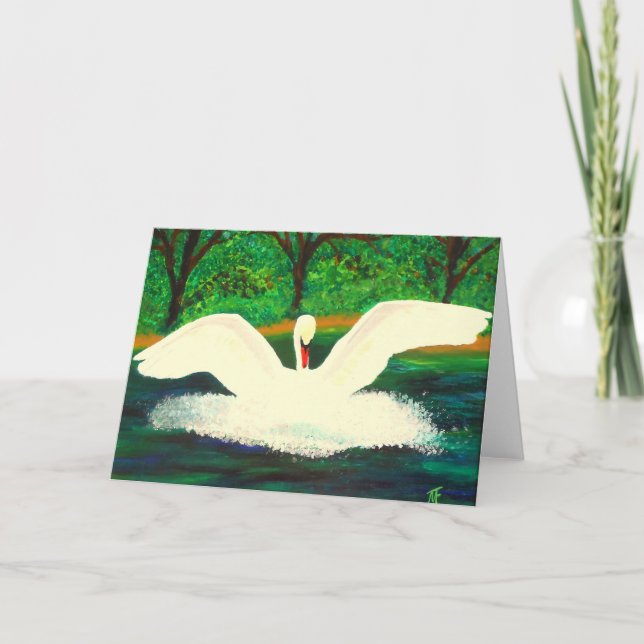 Carte Graceful Swan (Devant)