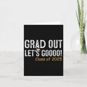 Carte Grad Out Cl De 2025 Cadeaux D'Enseignement Supérie