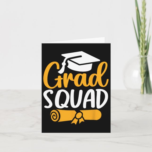 Carte Grad Squad Cl De 2025 Graduation 1 (Devant)