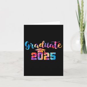 Carte Graduate 2025 Tie Dye Graduation 2025 Cl De 2025 S